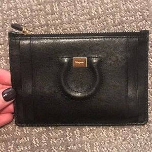 Salvatore Ferragamo embossed Coin pouch